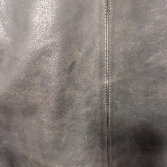 Danier Black and Brown Lightweight Leather Jacket - Picture 9 of 10